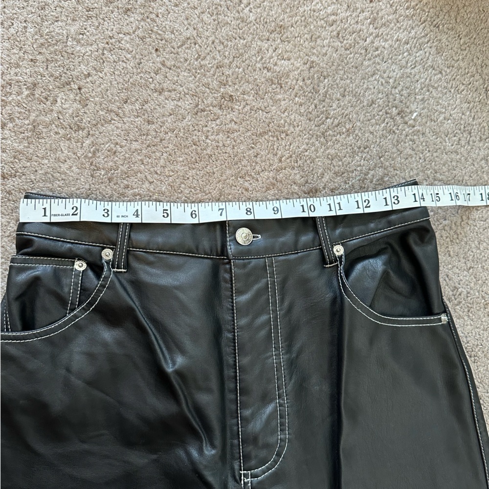 We The Free Wide Leg Leather Pants - Picture 4 of 5